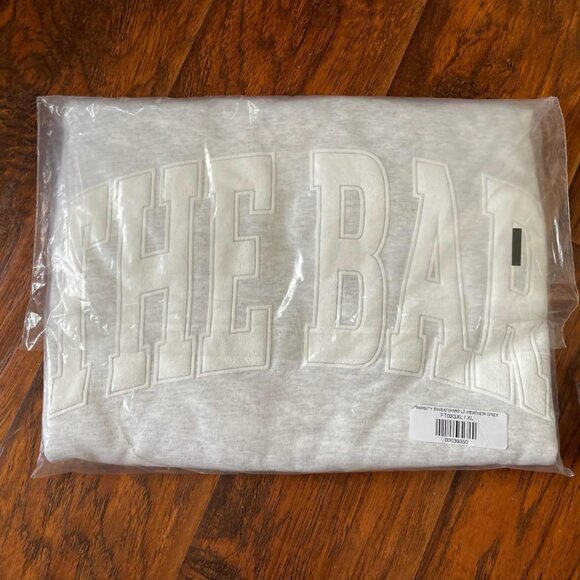 The Bar Tops - The Bar Heather Grey Varsity Sweatshirt